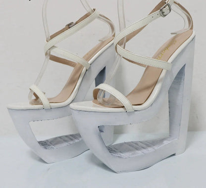 Stunt Queen Wedge High Heels