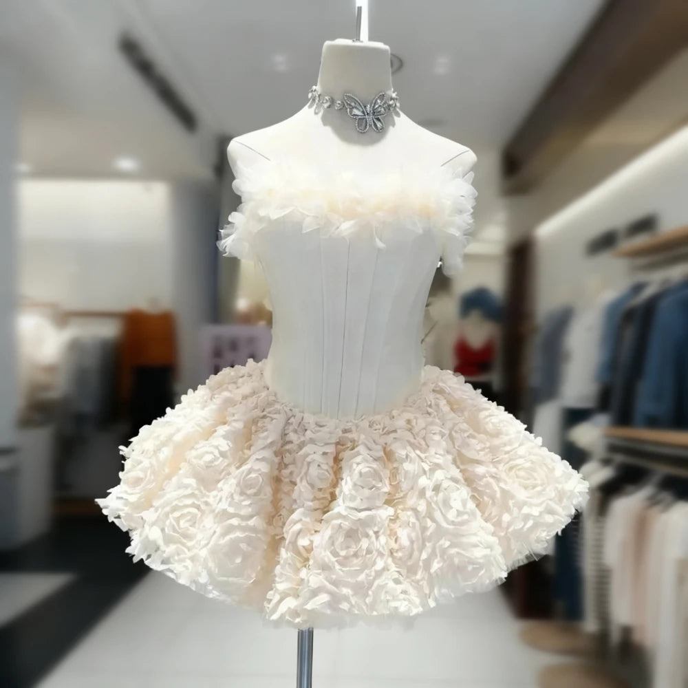 Princessa Floral Vorset Mini Dress