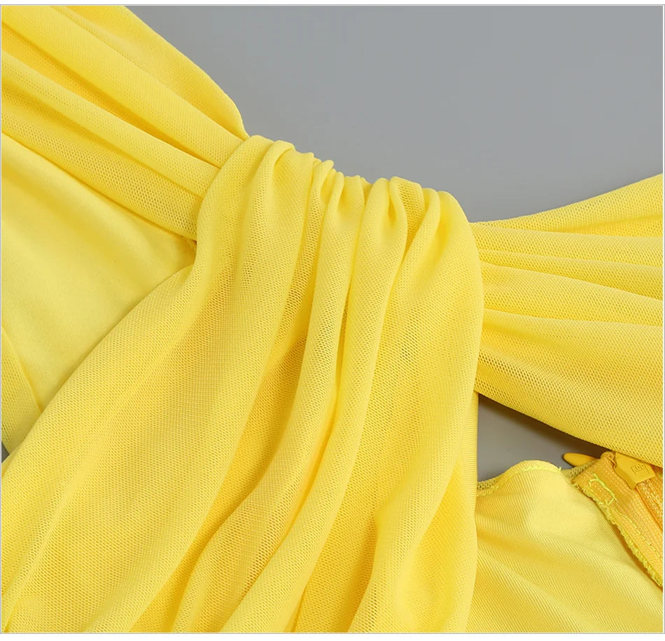 A Journey Maxi Dress- Yellow