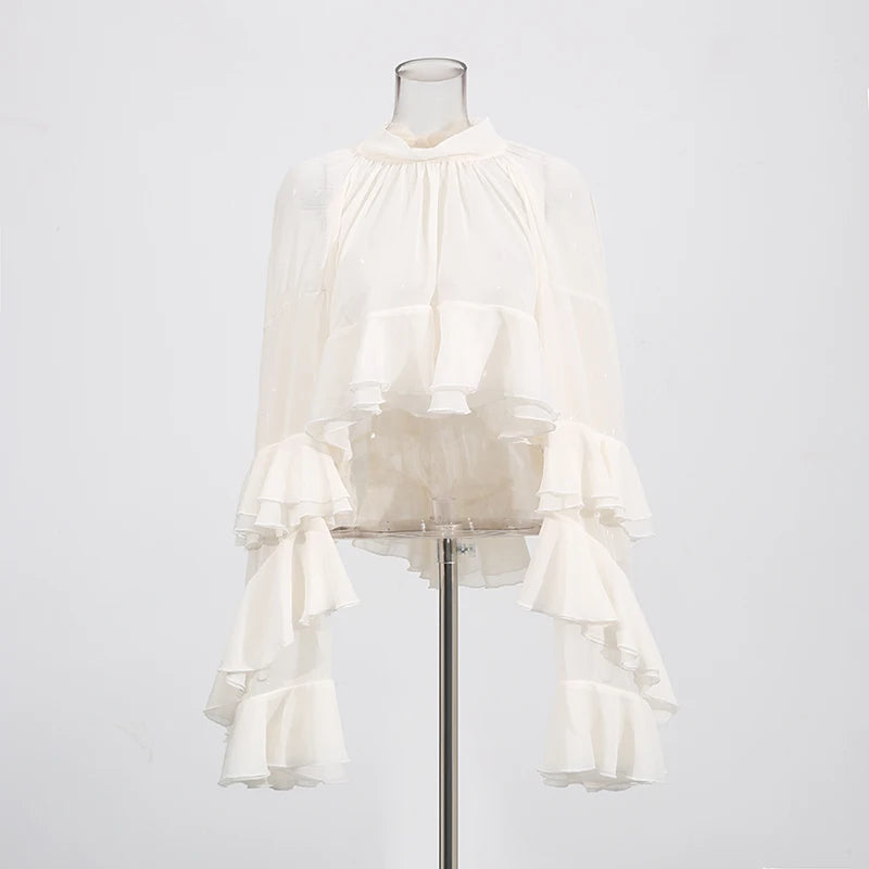 Krista Ruffles Blouse