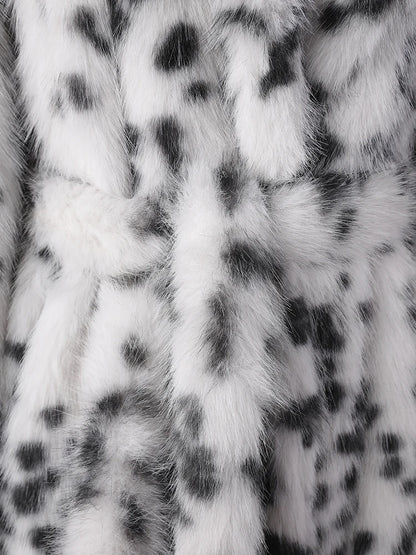 Opulent Fur Plush Coat