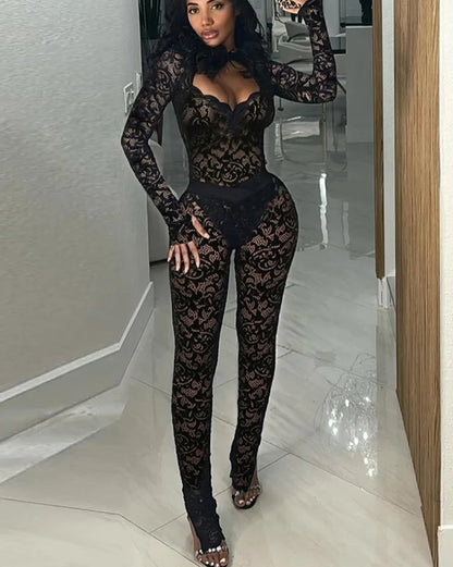 Rachel Mesh Leggings Set