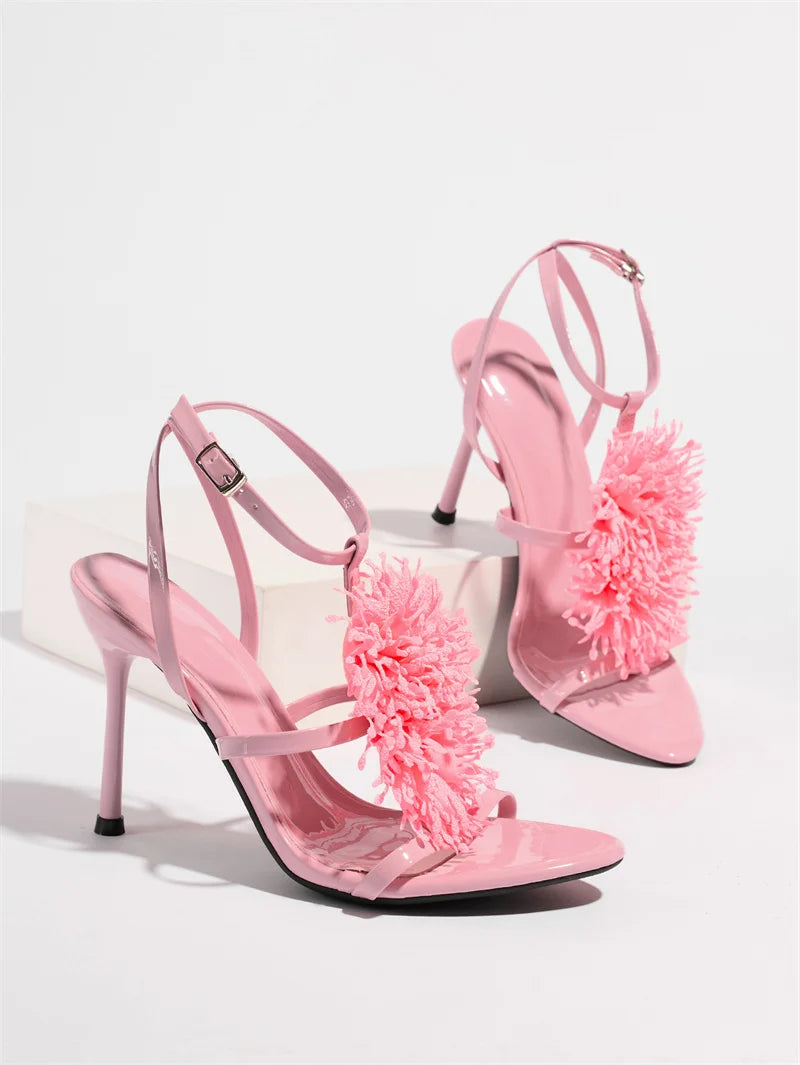 Coral High Heels