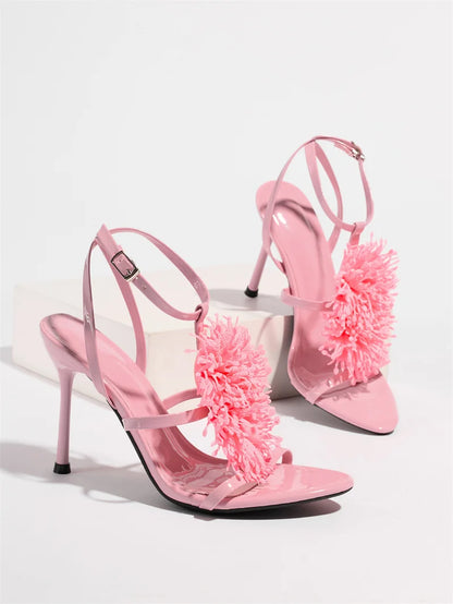 Coral High Heels