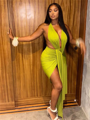 Camelia Split Maxi Dress