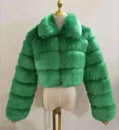 Lapel Fur Coat