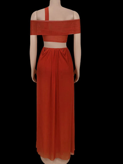 Lona Ruched Maxi Dress