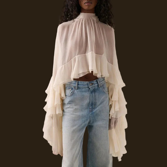 Krista Ruffles Blouse