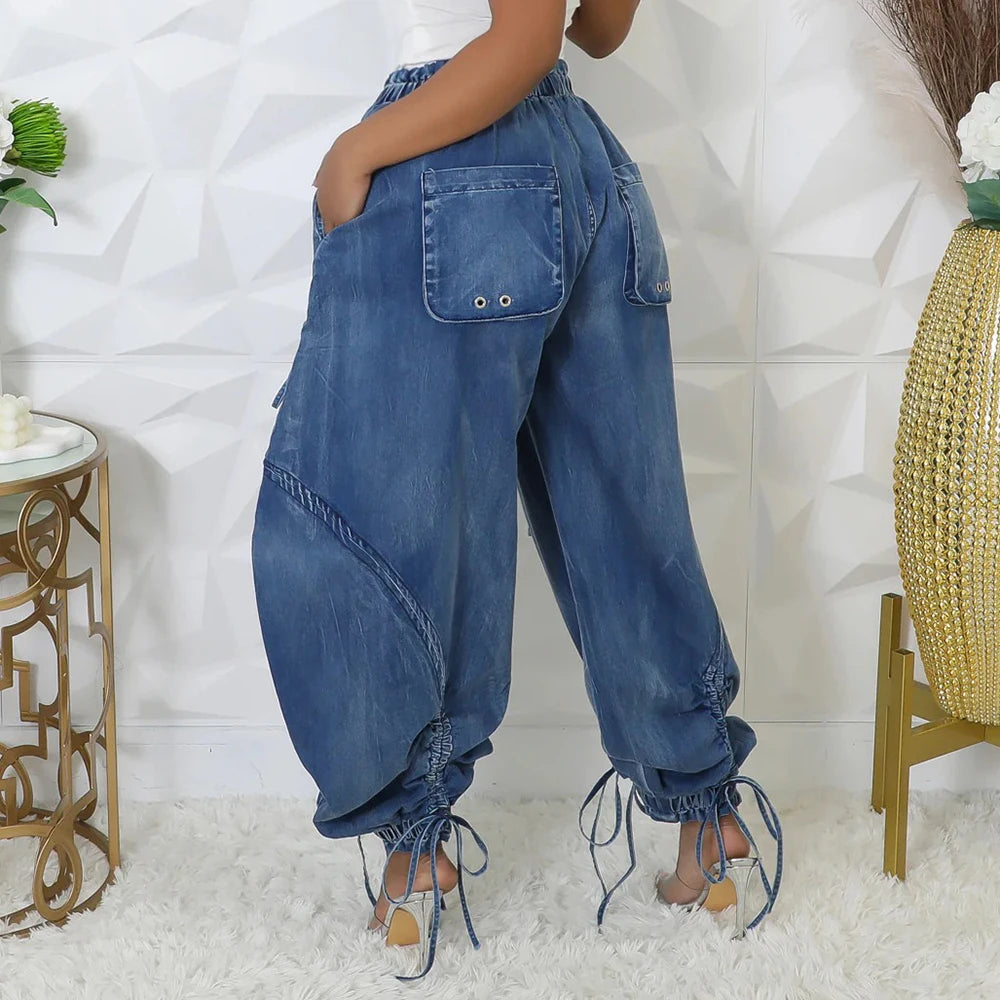 Vintage High Waist Loose Jeans