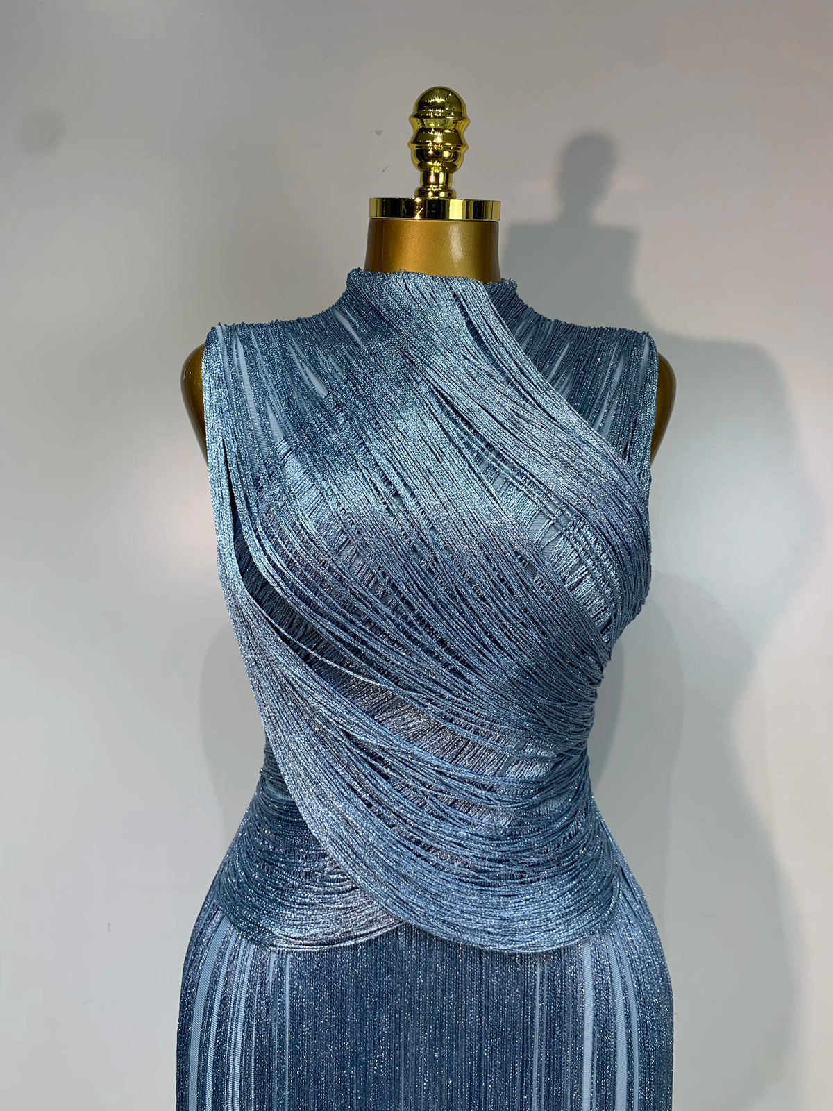Izabella Tassel Bandage Maxi Dress