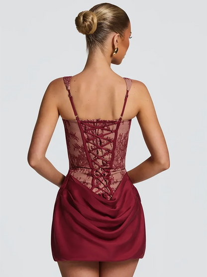 Bodice Corset Mini Dress
