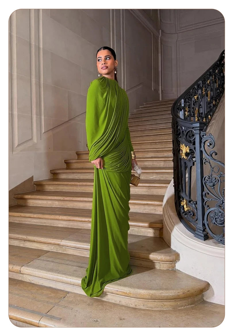 Rosa Pleated Maxi Dress