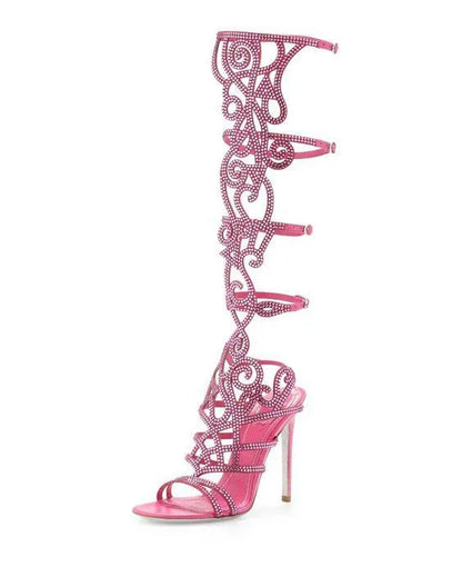 Bling Bling Embellished High Heels