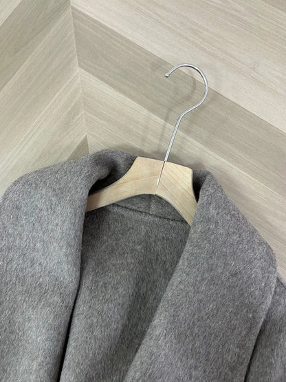 Fox Fur Wool Overcoat