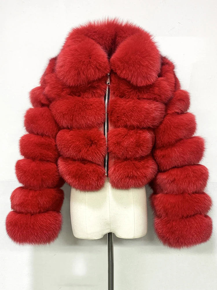 Lapel Fur Coat