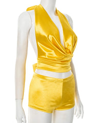 Sadie Satin Short Set