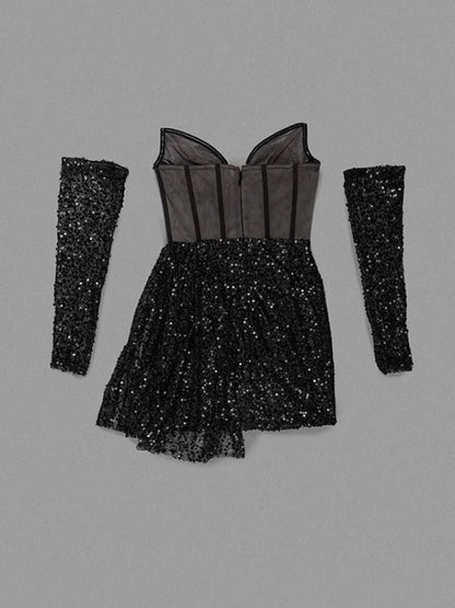 Masterpiece Sequins Mini Dress