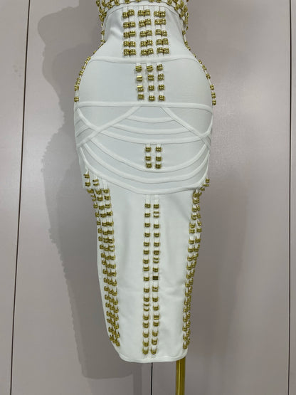 Hollywood Bandage Midi Dress