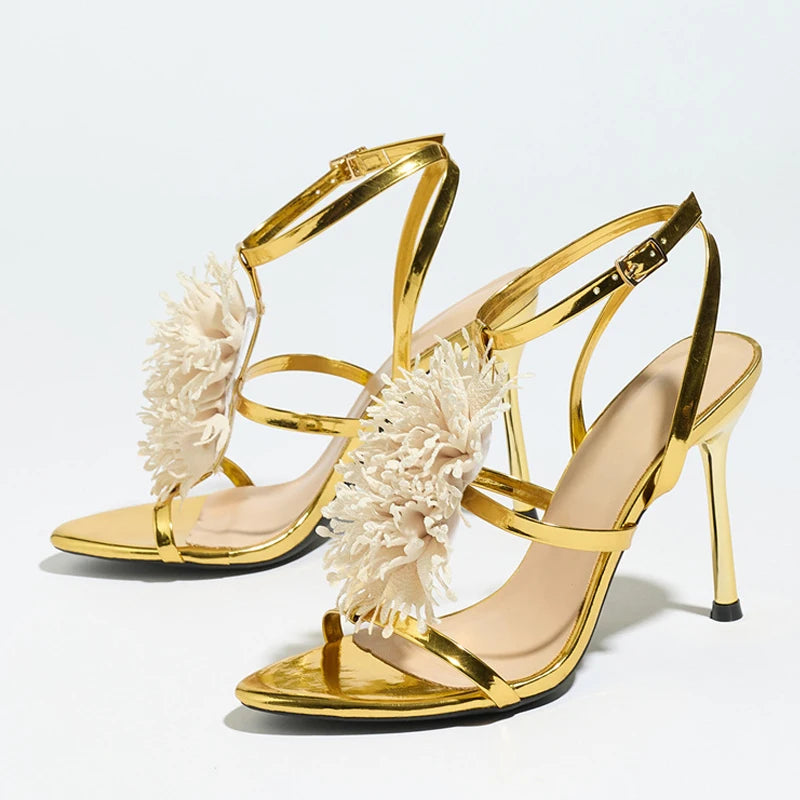 Coral High Heels