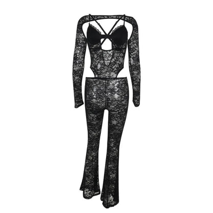 Vibrant Lace Jumpsuit