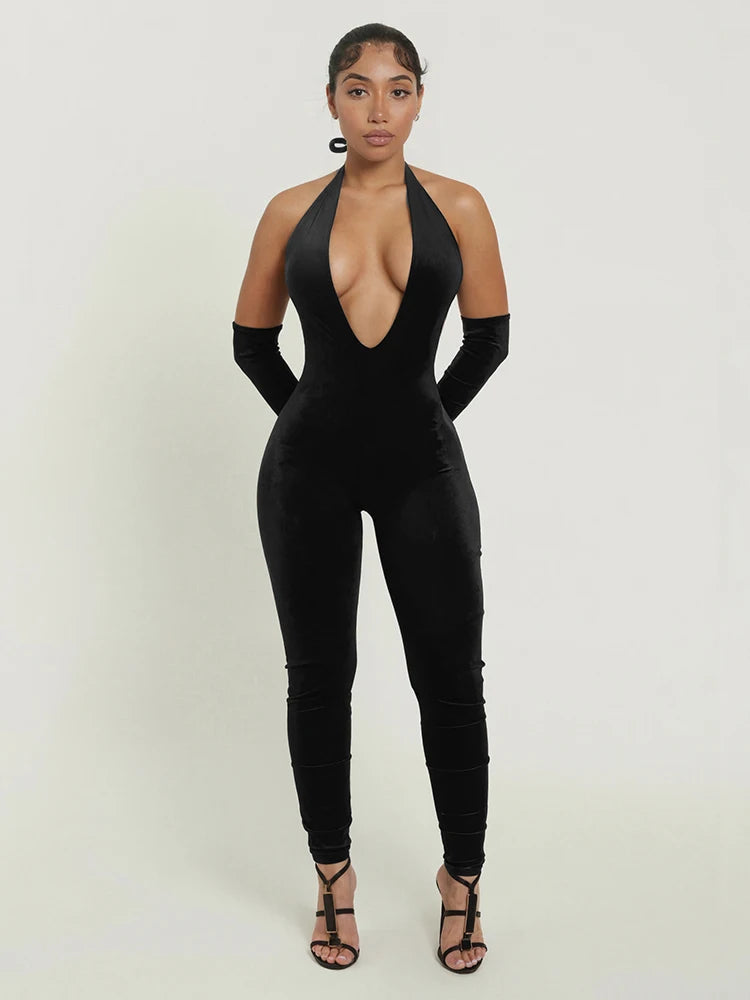 Shelli V-Neck Jumpsuit
