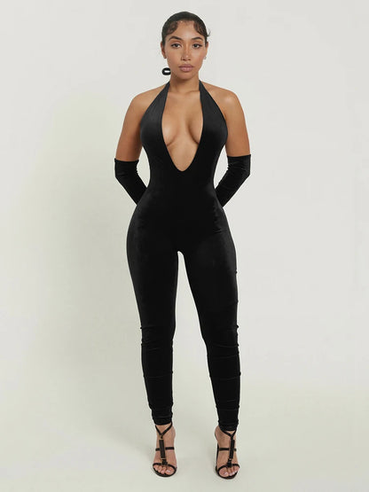 Shelli V-Neck Jumpsuit
