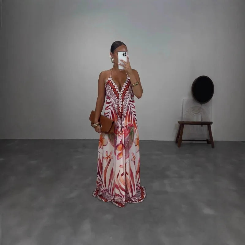 Tropical Maxi Dress