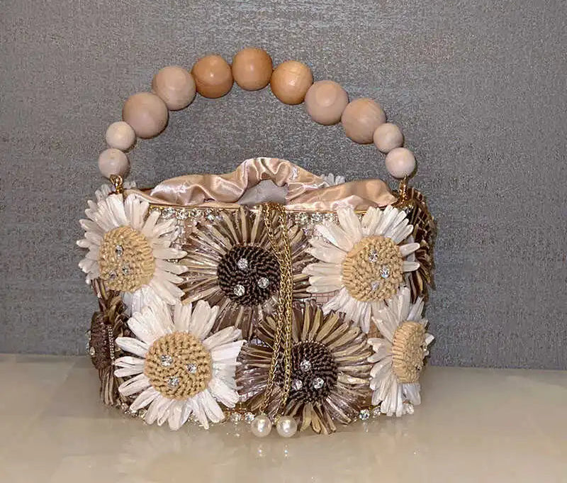 Daisy Bucket Handbag