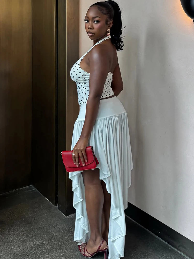 Polka Dot Skirt Set