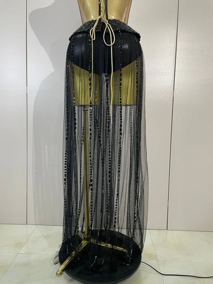 Norly Bodysuit Maxi Dress