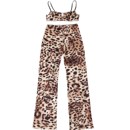 A Movement Leopard Trouser Set