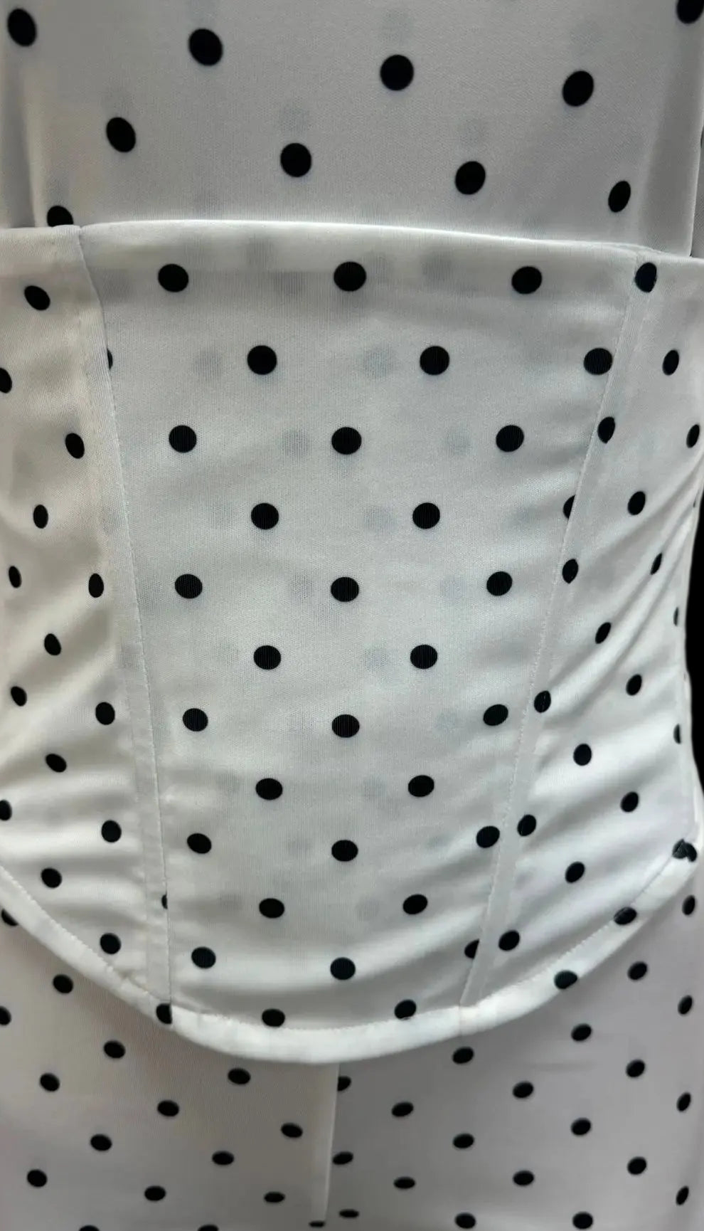 Polka Dot Corset Romper