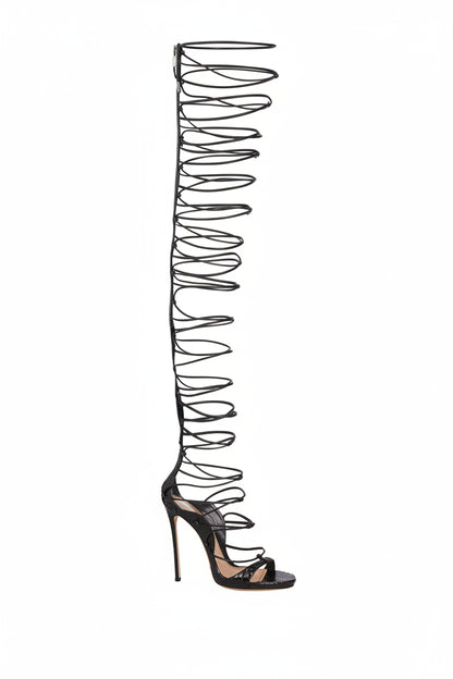 Runway Gladiator High Heels