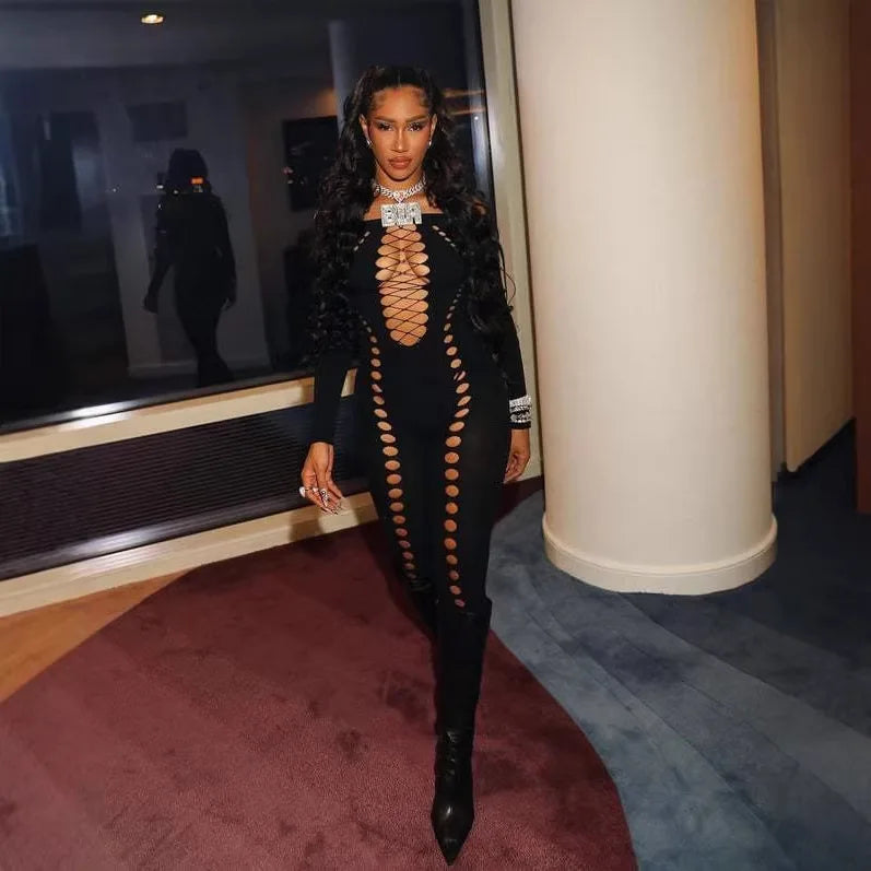 Karin Mesh Jumpsuit