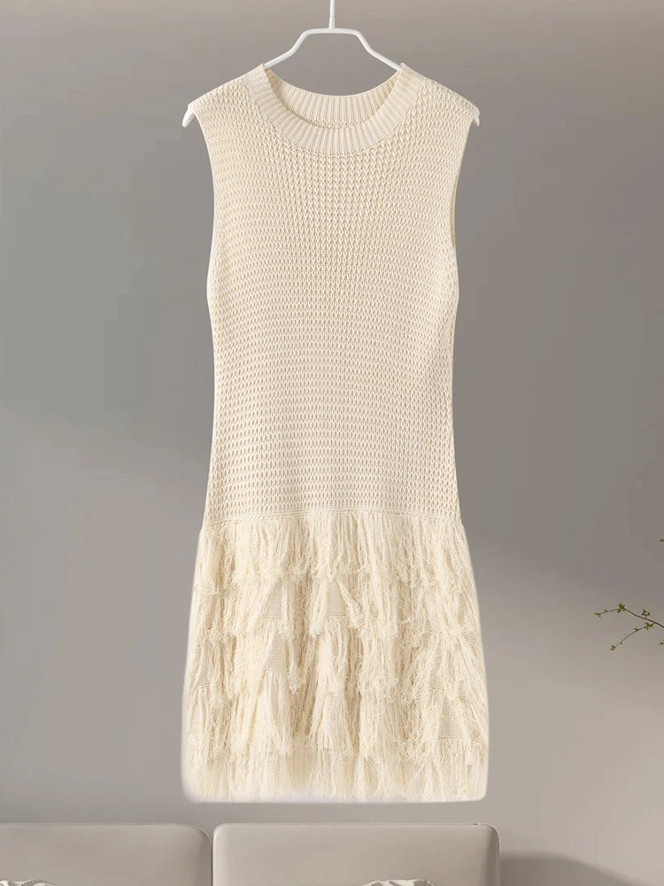 Judie Tassel Knit Dress