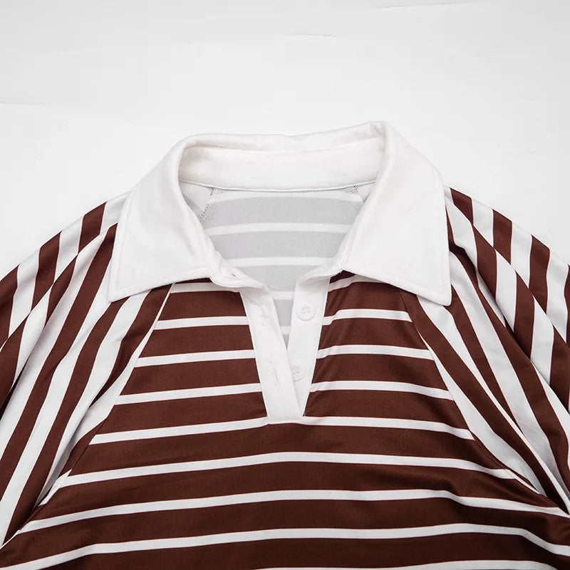Alissa Striped Mini Dress