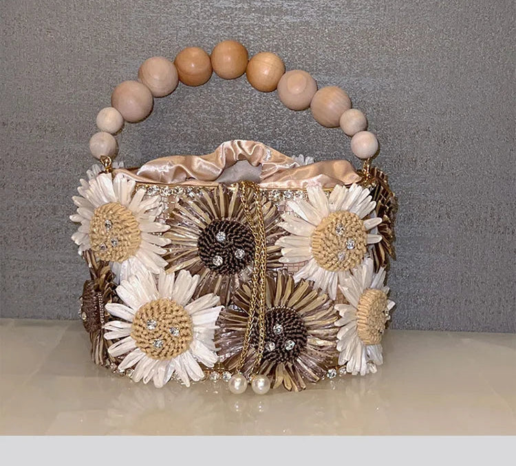 Daisy Bucket Handbag