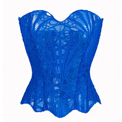 Corset Mesh Bustier Top