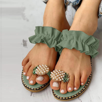 Pineapple Pearl Bohemian Sandals