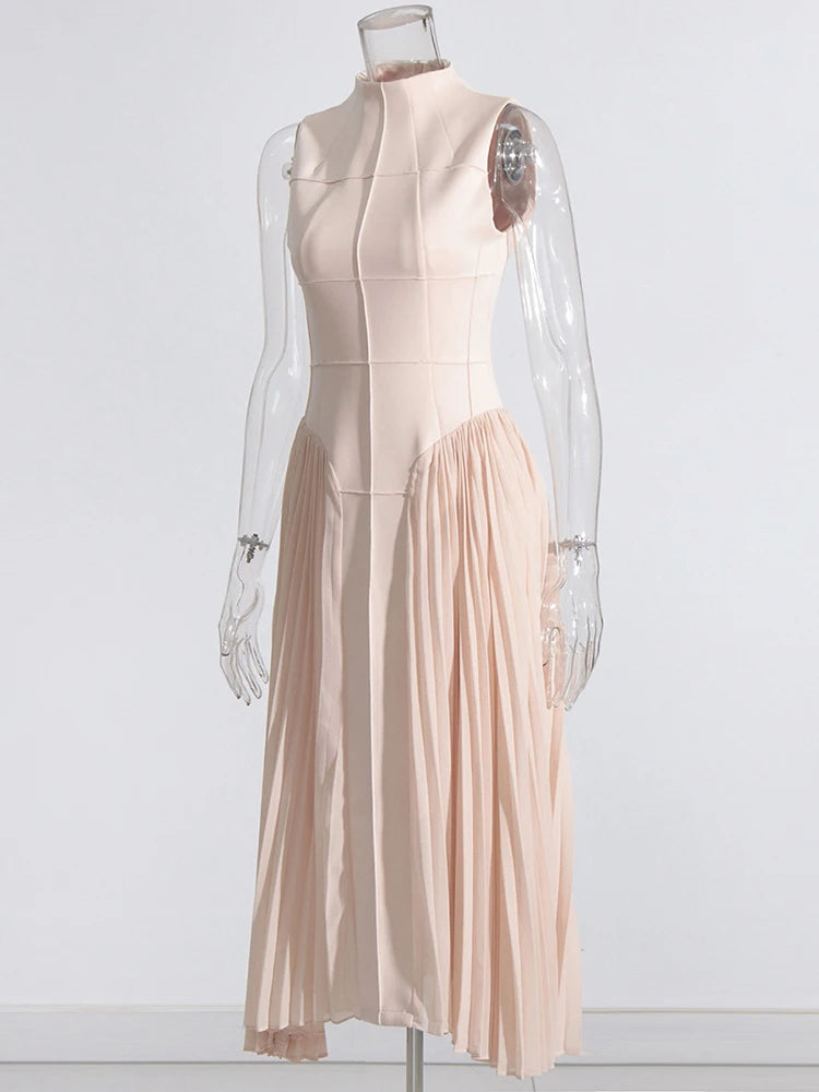 Lauren Pleated Maxi Dress