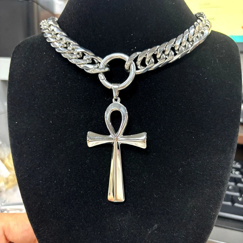 Cross Pendant Choker