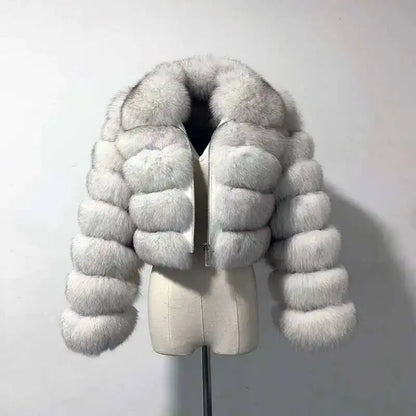 Lapel Fur Coat