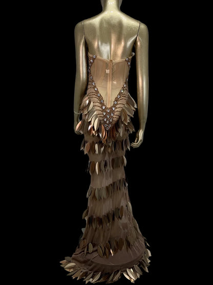 Brown Luxe Maxi Dress