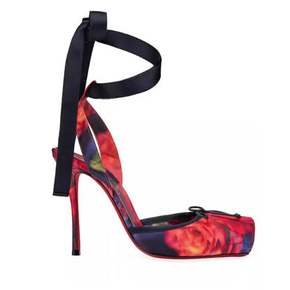 Butterfly-Knot High Heels