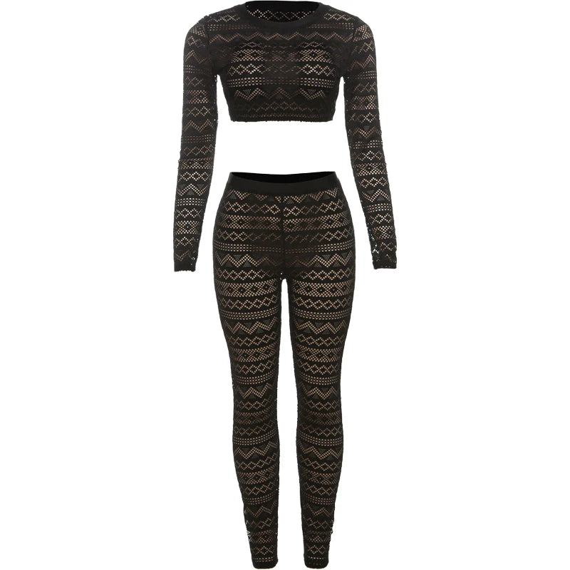 Caroline Mesh Leggings Set