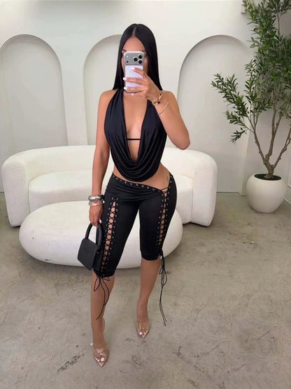 No Cuts Given Capri Set