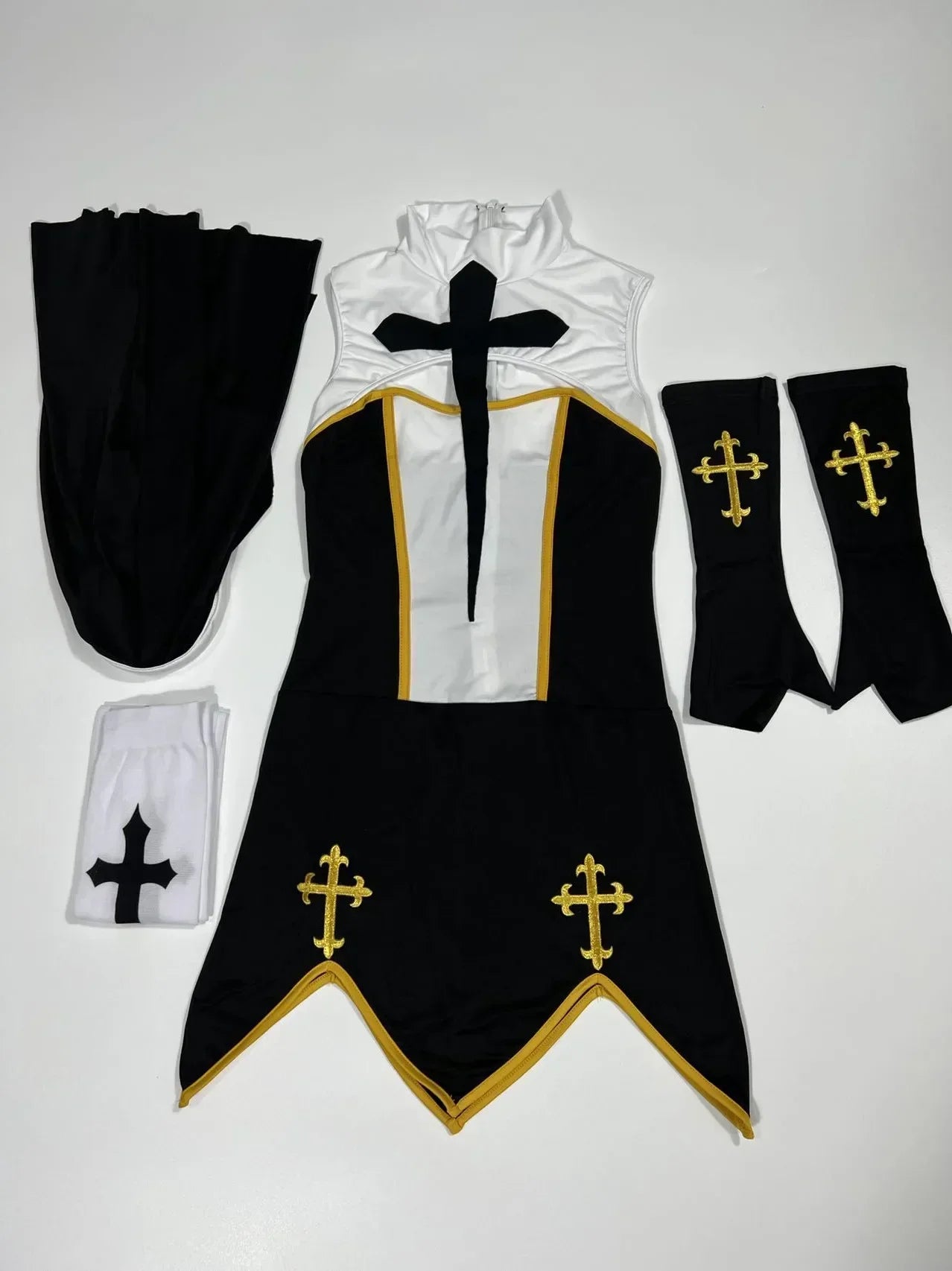 Nun Halloween Costume Fantasy Dress