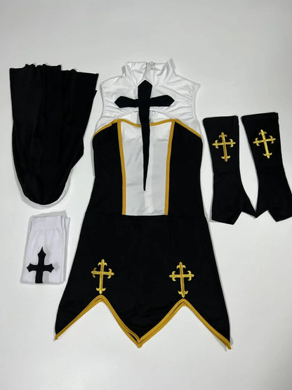 Nun Halloween Costume Fantasy Dress