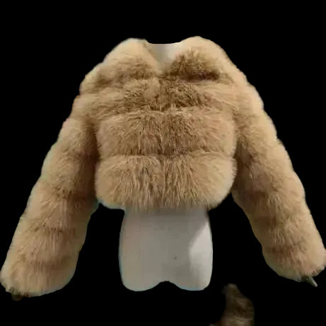 Lapel Fur Coat