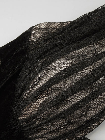 Marissa Mesh Maxi Dress